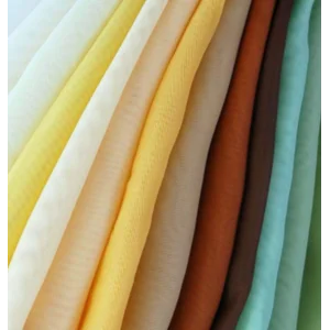 kain Bahan kerudung Kain Voal print warna bw