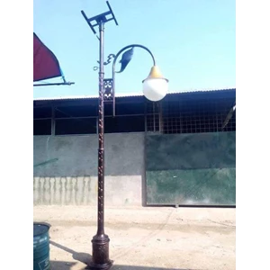 Antique Solar Garden Light Poles