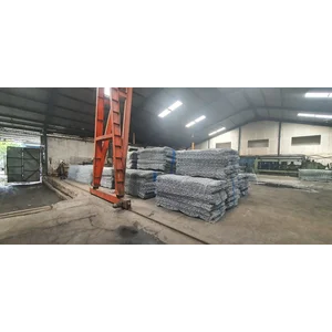 Kawat Bronjong/Gabion SNI Heavy Galvanized Ukuran 2 x 1 x 0.5 meter Mesh 8x10 Dia Kawat 2.7mm