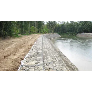 Kawat Bronjong/Gabion SNI Heavy Galvanized Ukuran 2 x 1 x 0.5 meter Mesh 8x10 Dia Kawat 2.7mm