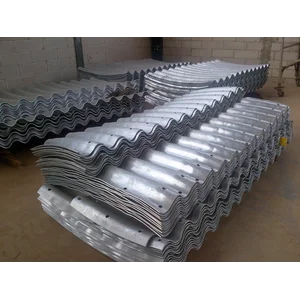 Pipa Baja Bergelombang/Pipa Gorong Gorong Baja Galvanis/Armco type Multi Plate Pipe diameter 2 meter hingga 8 meter 