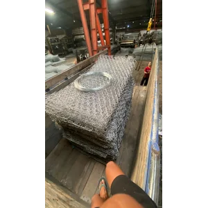 Gabion/Kawat Brojong Heavy Galvanized Ukuran 2x1x05 Meter x 8x10cm x Dia Kawat 3mm