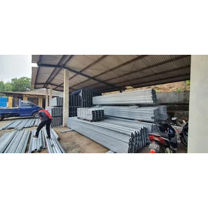 Besi Guard Rail Pagar Pembatas Pengaman Jalan Raya dan Toll/Flex Beam Guardrail Type B Tebal 4.5mm SNI Aashto