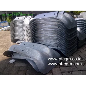 Besi Guard Rail Pagar Pembatas Pengaman Jalan Raya dan Toll/Flex Beam Guardrail Type B Tebal 4.5mm SNI Aashto