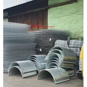 Pipa Gorong Gorong Baja Armco type Nestable Flange E-100 Diameter 450mm sampai dengan Diameter 2000mm