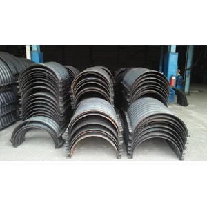 Corrugated steel pipe/Pipa baja bergelombang/Armco/Pipa Gorong Gorong Baja Galvanis type Multi Plate Pipe (MPP)