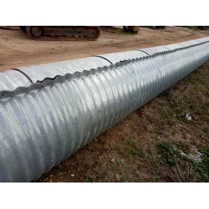Corrugated steel pipe/Pipa baja bergelombang/Armco/Pipa Gorong Gorong Baja Galvanis type Multi Plate Pipe (MPP)