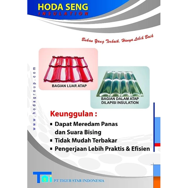 Hota Seng + Insulasi Foam/Bubble