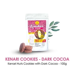 Biskuit Kenakies Dark Cocoa (Kenari Cookies Dark Coklat)