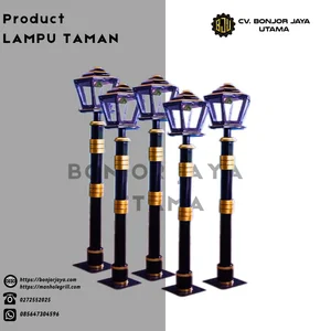 Lampu Taman Lentera Tradisional dan Moderen Tiang lampu taman
