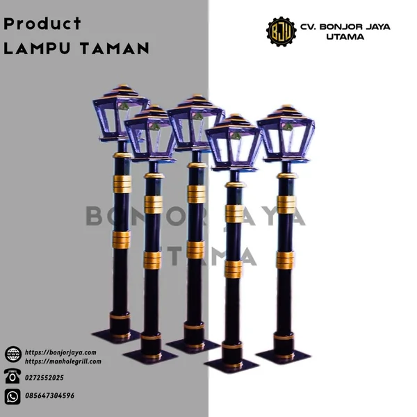 Lampu Taman Lentera Tradisional dan Moderen Tiang lampu taman