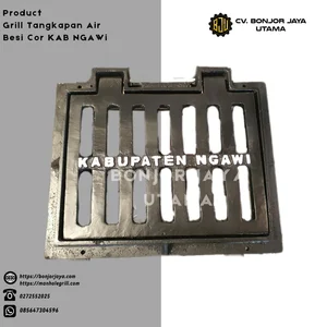Grill Cover GRILL TANGKAPAN AIR  Grill Trotoar   Grill Cast Iron KABUPATEN NGAWI
