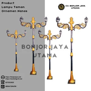Tiang Lampu Taman Ornamen NANAS
