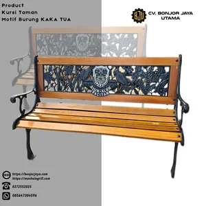 Kursi Taman MOTIF BURUNG KAKA TUA