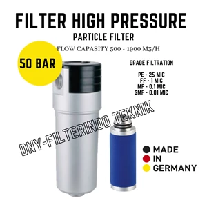 High Pressure 50 Bar Pre Dan After Filter Untuk Filter Udara Kompresor