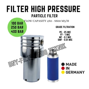 High pressure filters 100 bar Pre dan After Filter Compressed air filtration 