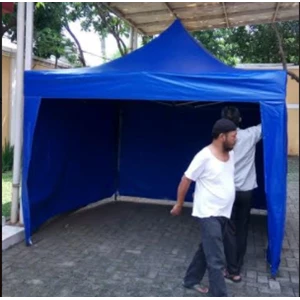 Tenda Lipat Dinding Ukuran 3X3 Meter Biru