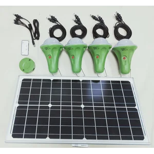 Lampu Tenaga Surya Hemat Energi (4 Lampu 3 Watt)