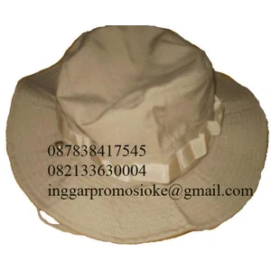 Topi rimba bahan baby ripstok logo bordir