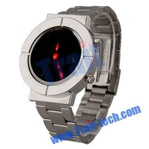 Simple Led Wacth With Steel Strap (Jam Tangan )