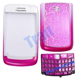 Full Keyboard Housing With Battery Door Cover For Bb Bold 9700-Hot Pink (Mobile Gear)
