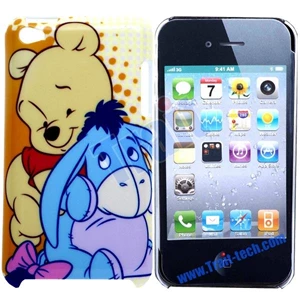 Carton Cute Bear And Donkey Hard Plastik Case Cover For Ipod Touch 4 ( Aksesoris Handphone )