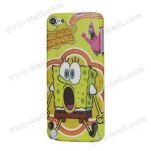 Smile Spongebob Face Hard Case Cover For Apple Ipod Touch4 ( Aksesoris Handphone )
