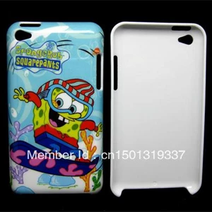 Return Board Spongebob Back Hard Cover Case For Apple Ipod Touch 4 ( Aksesoris Handphone )
