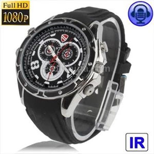 Full Hd 1080 p Ir Night Vision Spy Camera With Dvr Watch Voice Control (Watches)
