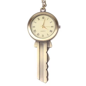 Key Style Alloy Chain Analog Quartz Pocket Watch (Wall Clock)