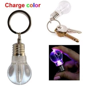 Mini Flash Light Color Change Lamp Led Bulb Keychain Key (Led Lights)