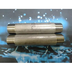 Stainless Steel Pipe Nipple 304 Drat NPT Male Diameter 1/2" x 10 Cm SCH 40 Welded