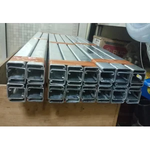 slotted strut channel 1 5/8" x 1 5/8" x 2.5mm x 1 mtr