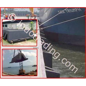 Bantalan Dermaga Model V Rubber Fender