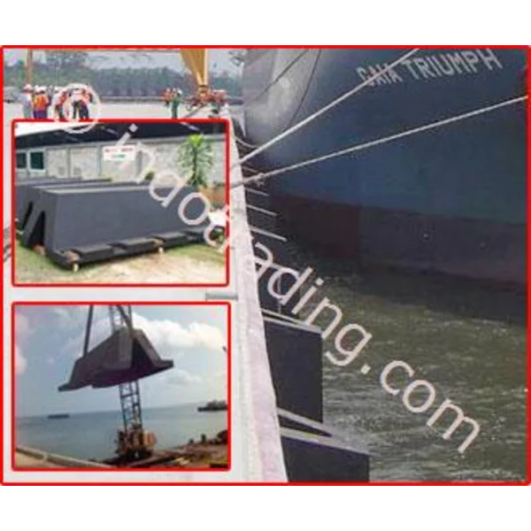 Bantalan Dermaga Model V Rubber Fender