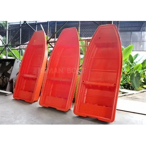 Perahu dan Sampan (Keman PE Boat) 3.5 M Orange