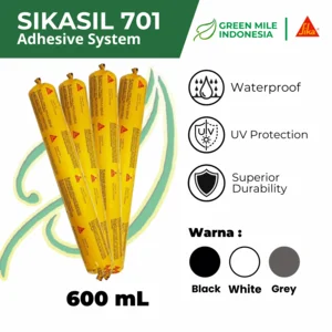 Sealant Sikasil 701 dengan Adhesive System Warna Black Kemasan Sosis 600 ML