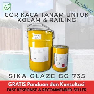 SIKA GLAZE GG 735 Cor Kaca Tanam Untuk Kolam & Railing
