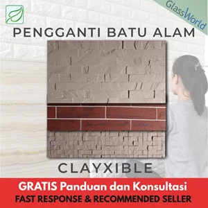 CLAYXIBLE Pengganti Keramik Kayu Dan Batu Alam TIPE SKIN DAN STONE