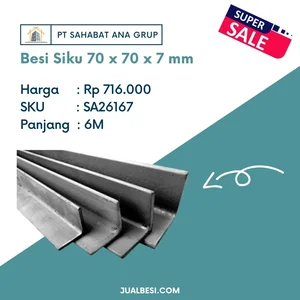 Besi Siku 70 x 70 x 7 mm