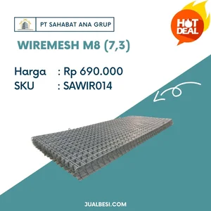 Wiremesh M8 (7.3) Size 2.1 x 5.4M