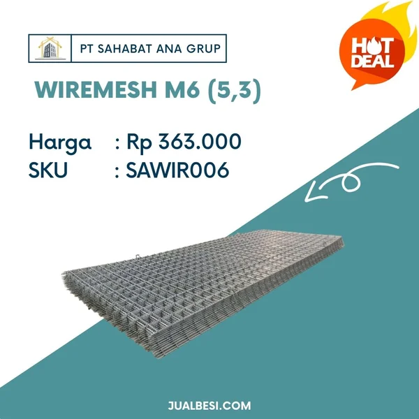 WIREMESH M6 (5.3) SKU SAWIR006