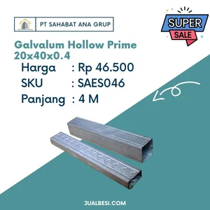 Atap Galvalum / Seng Hollow Prime 20x40x0.4