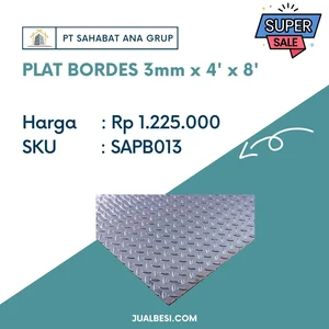 PLAT BORDES 3mm x 4' x 8'