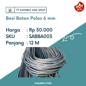  Besi Beton Polos 6 mm