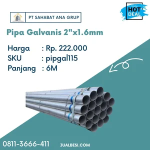 Pipa Galvanis 2" x 1.6mm