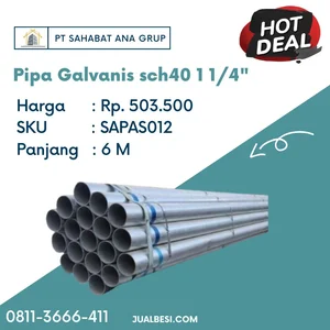 Pipa Galvanis sch 40 1 1/4"