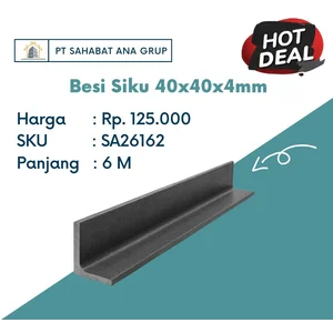 Besi Siku 40x 40 x4 mm