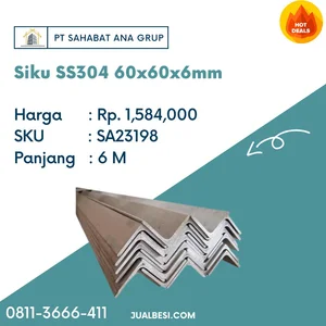 Siku SS304 60x60x 6 mm  