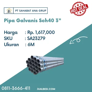 Pipa Galvanis Sch 40 3 "
